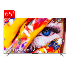 تلویزیون QLED UHD 4K هوشمند google TV تی سی ال مدل C635 سایز 65 اینچ