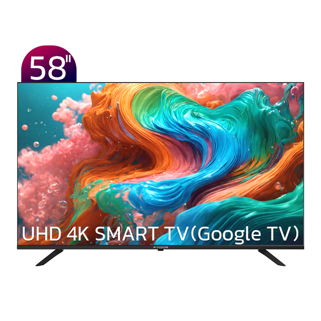 تلویزیون ایکس ویژن مدل XCU700 سایز 58 اینچ UHD 4K هوشمند