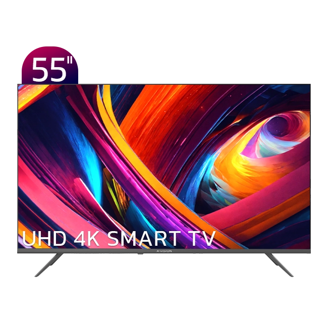 تلویزیون هوشمند ایکس ویژن مدل XYU705 سایز 55 اینچ UHD 4K