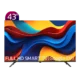 تلویزیون هوشمند ایکس ویژن مدل XC605 سایز 43 اینچ کیفیت FHD